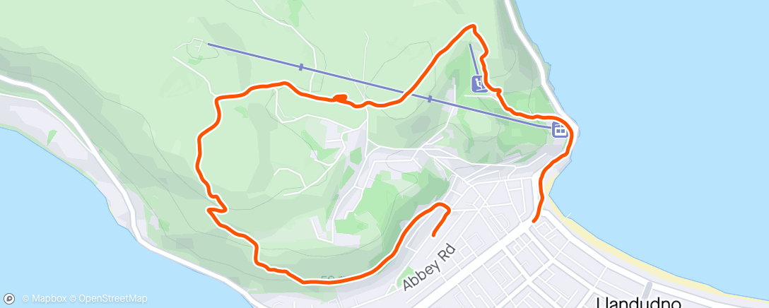 Map of the activity, Happy Valley walk