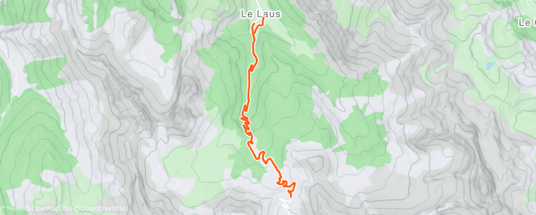 Карта физической активности (Classic ski up col du Izoard)