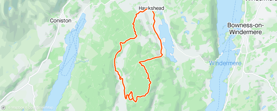 Map of the activity, À bit more Grizedale with some off piste
