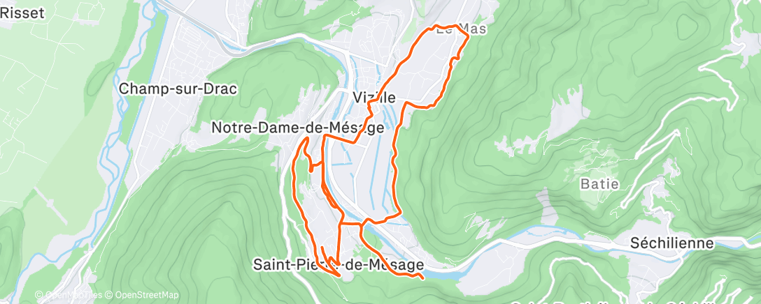 Карта физической активности (gravel  avec pascale)