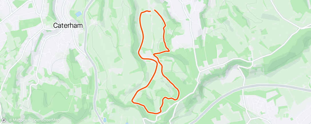 アクティビティ「Lunch Trail Run」の地図