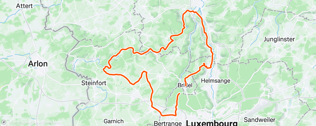 Map of the activity, Morning Ride