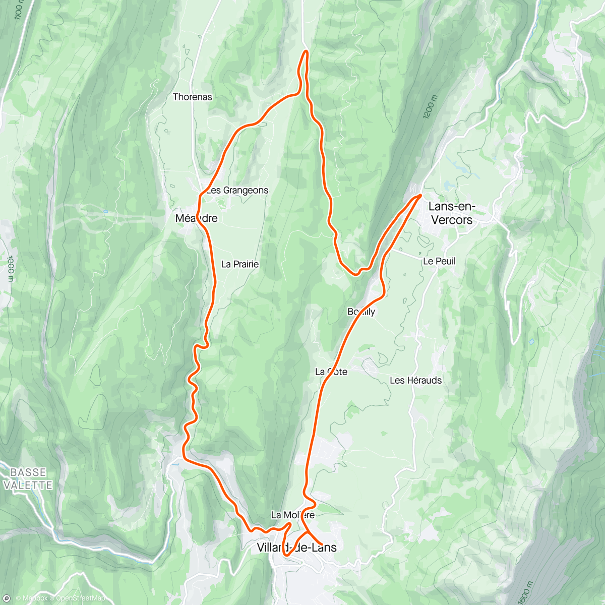 Mappa dell'attività BKOOL - Tour Du Canton