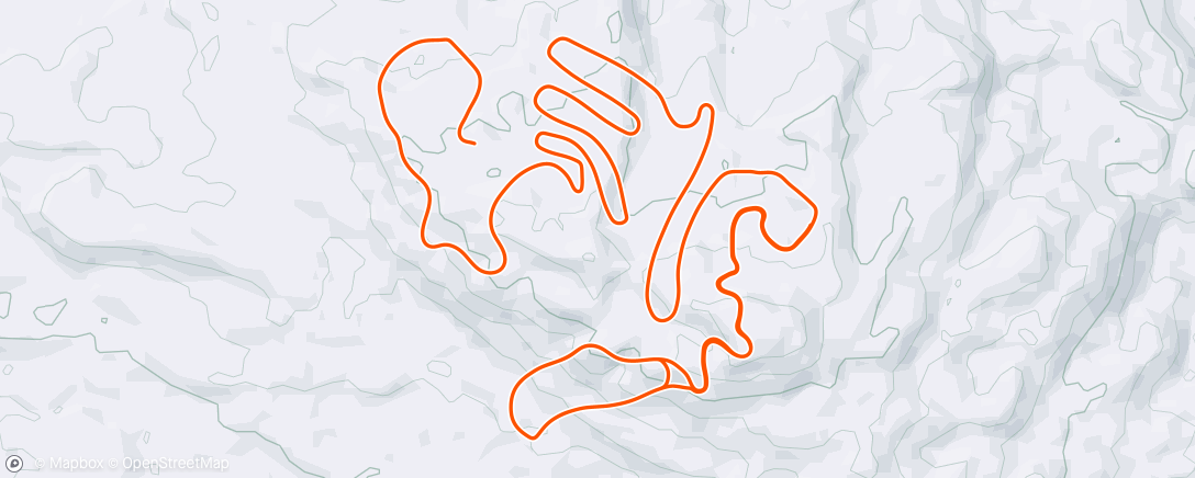 Map of the activity, TrainingPeaks Virtual - Workout: Aerobic Ride (60 mins)