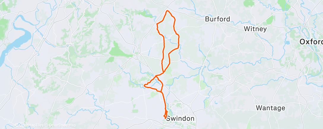 Map of the activity, Four go to Northleach