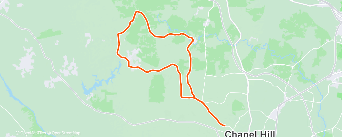 Карта физической активности (Morning Ride)