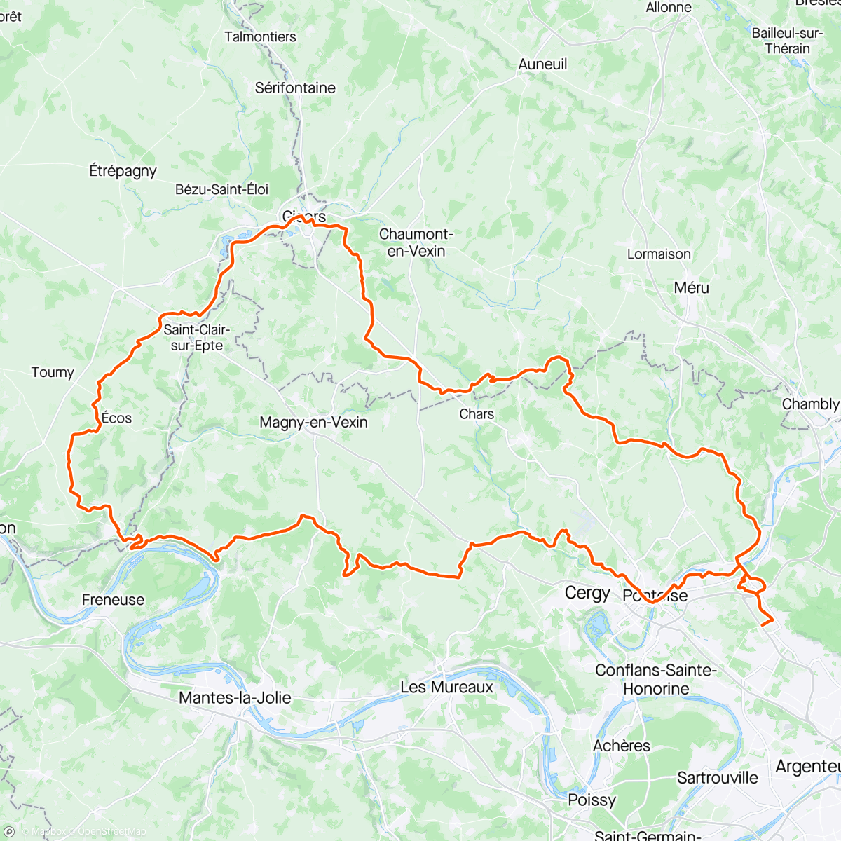 Map of the activity, 23/03/2024 BAAM Gravel ride by Mohawks