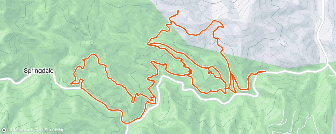 Map of the activity, Afternoon E-Mountain Bike Ride with homeboy