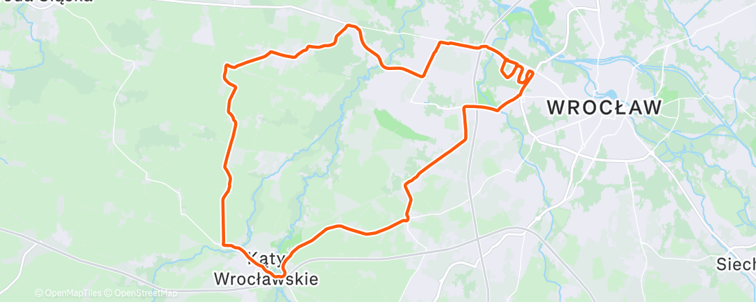 Карта физической активности (Cycling)