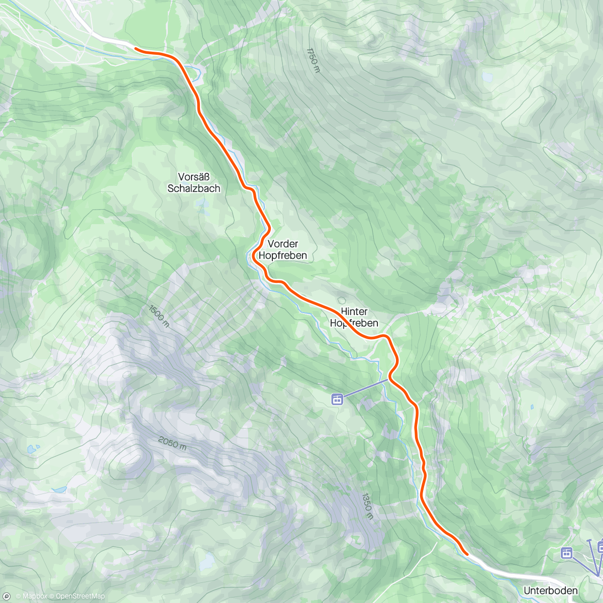Map of the activity, ROUVY - Hochtannbergpass 7km | Austria