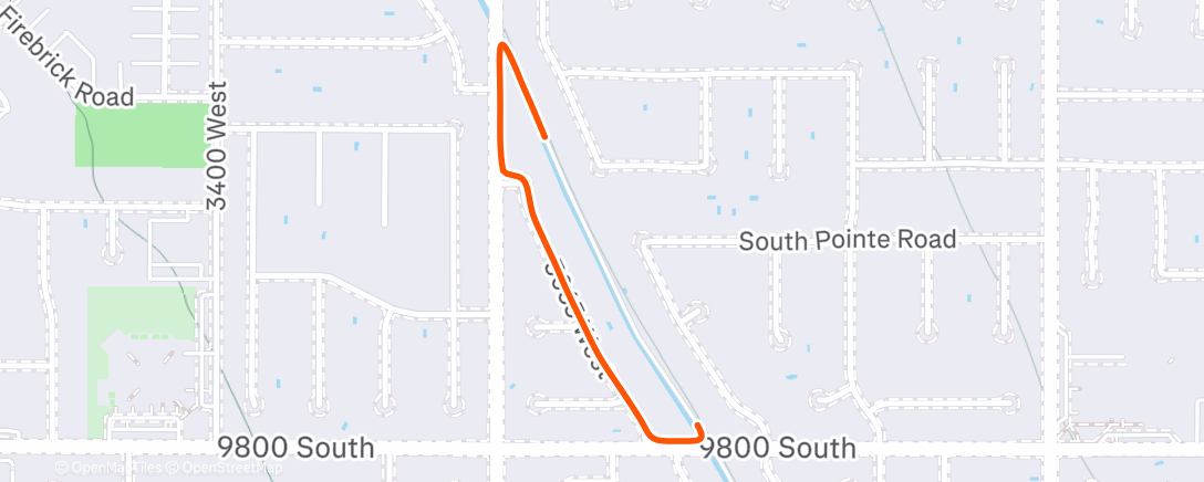 Map of the activity, Morning Walk