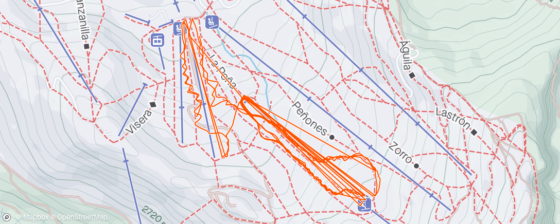 Karte der Aktivität „Lunch Alpine Ski”