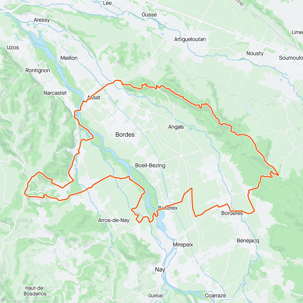 Mapa da atividade, Sortie solo dans le bois (et vers Pietat)