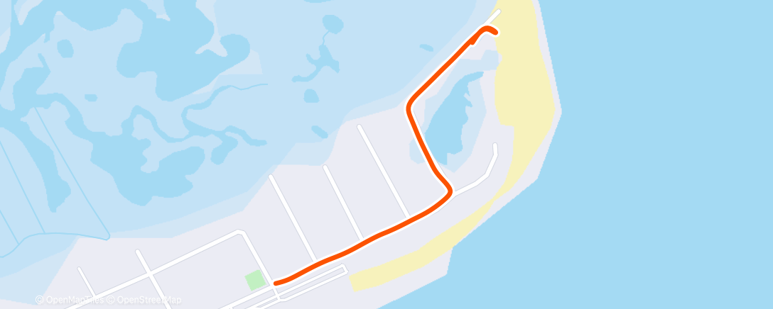 Map of the activity, Morning Run