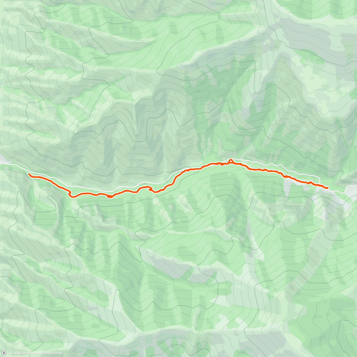 Map of the activity, Prov Canyon with Tara!