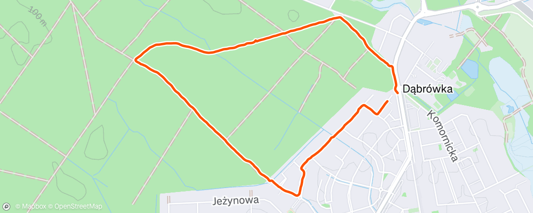 Map of the activity, Afternoon Walk