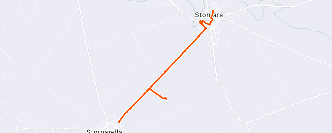 Carte de l'activité Corsa mattutina