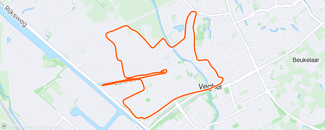 Map of the activity, In Veghel