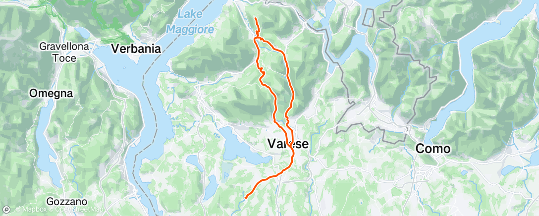 Map of the activity, Montegrino