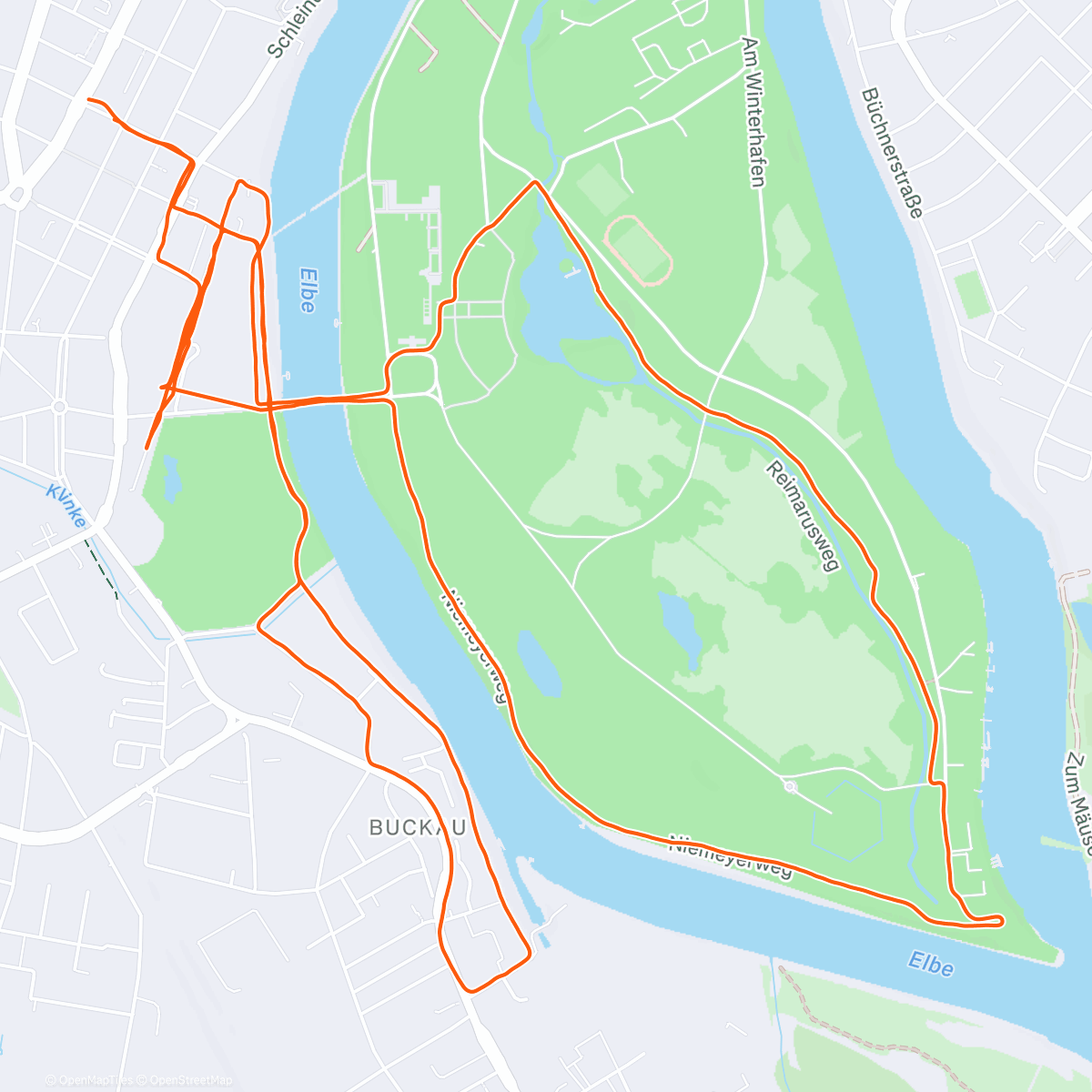 Map of the activity, Gänsebraten-Vernichtungslauf 🫣🙄😲