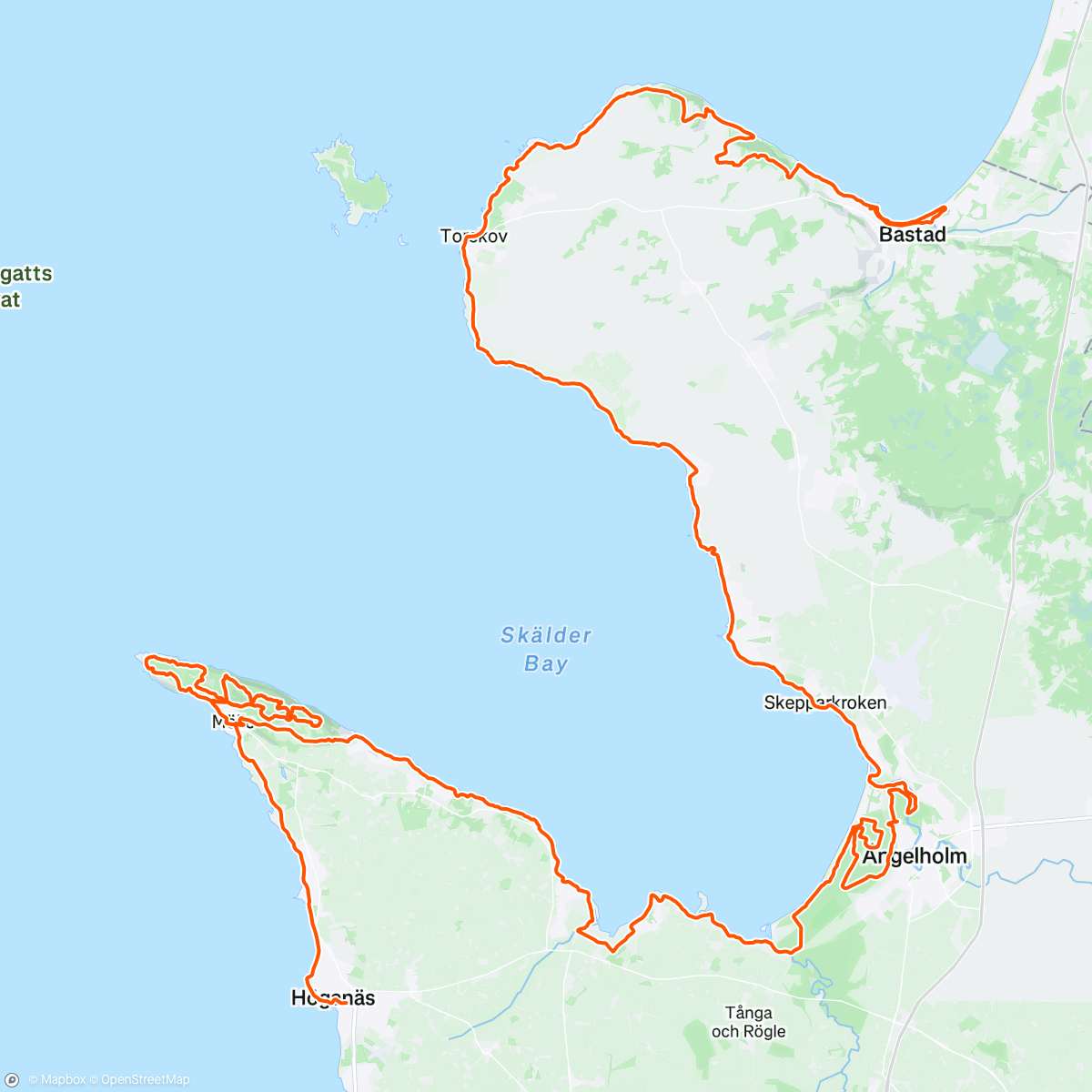 Map of the activity, Kullamannen by UTMB 100 miles - 15th male