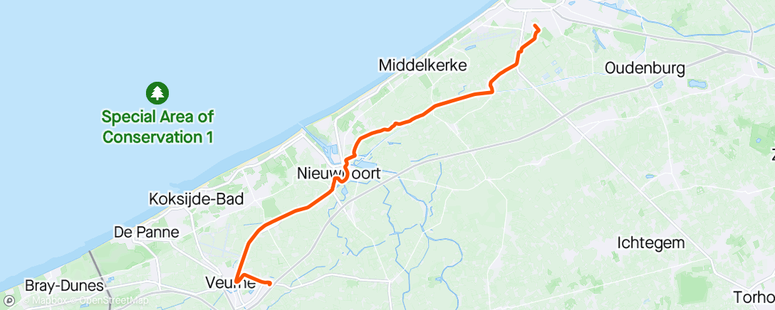 「Namiddagrit op mountainbike」活動的地圖