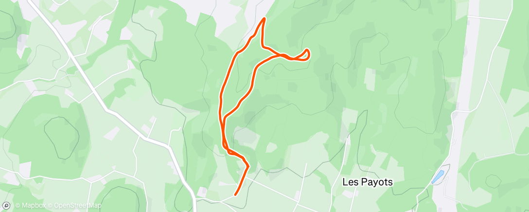 Map of the activity, Trail en famille