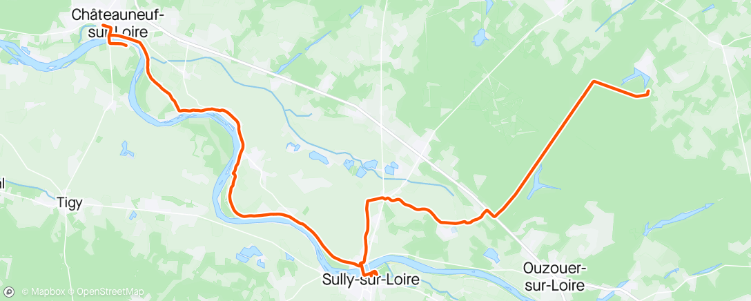 Mapa de la actividad, Road tripp vélo avec ma chérie jour 4