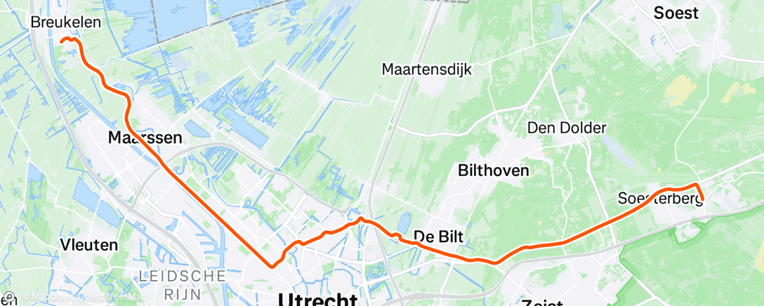 Map of the activity, Namiddagrit