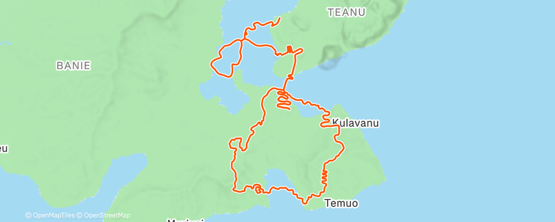 Карта физической активности (Zwift - ZG25 Queen in Watopia)