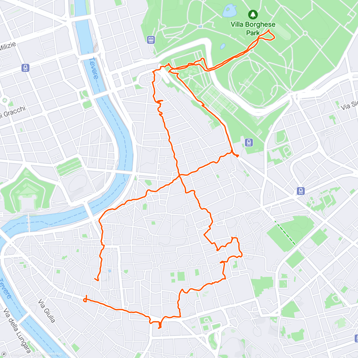 アクティビティ「Rome walkabout.」の地図