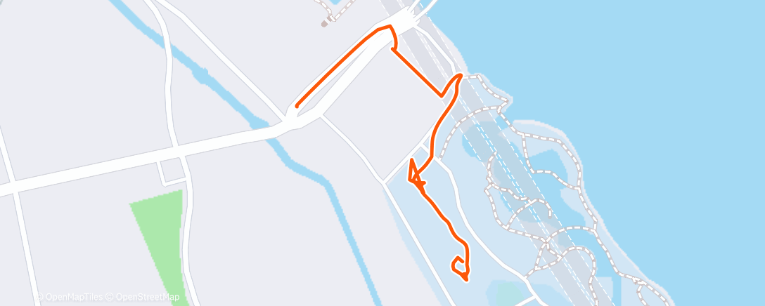 Map of the activity, 午后行走