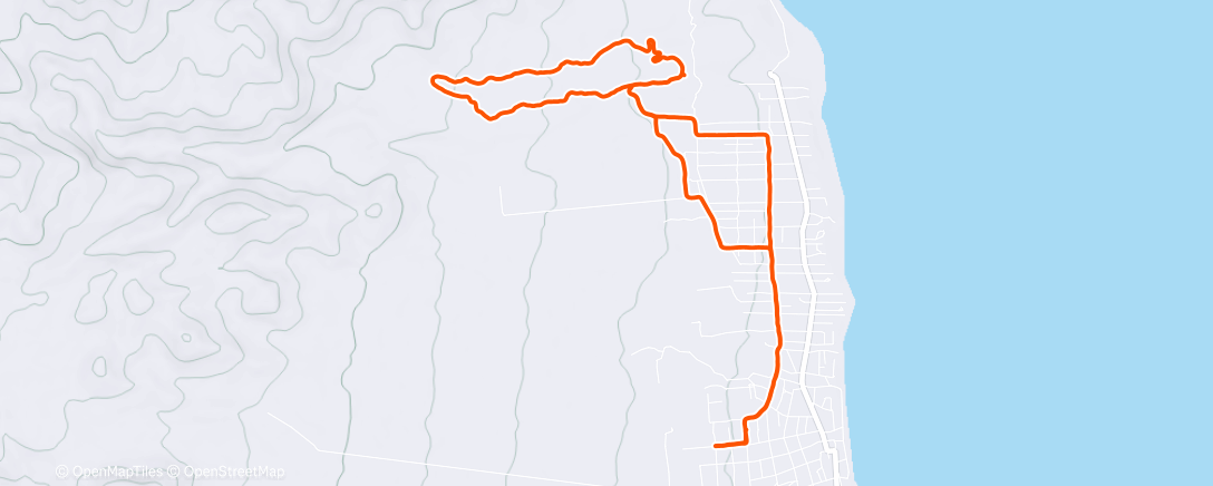 Map of the activity, Morning Ride
