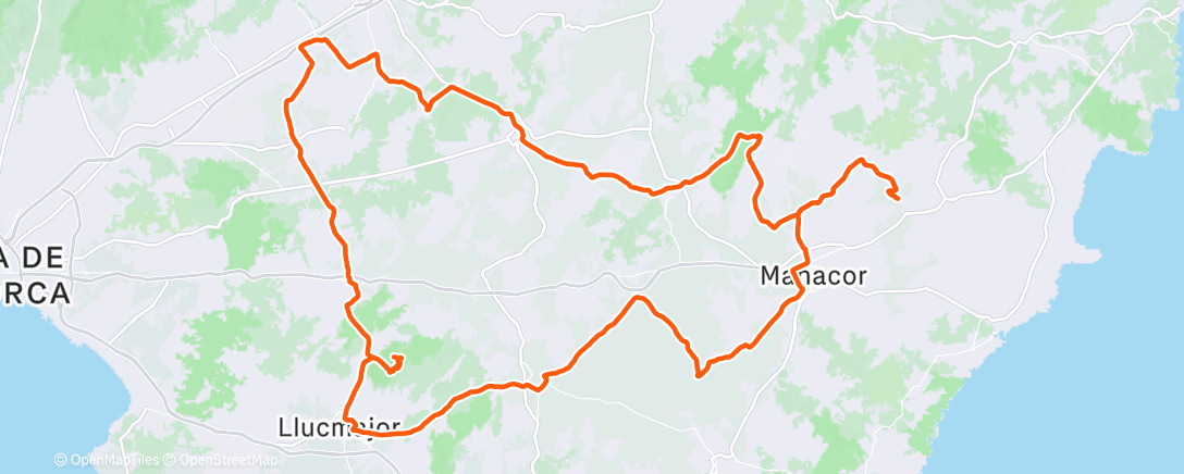 アクティビティ「Morgenausfahrt」の地図