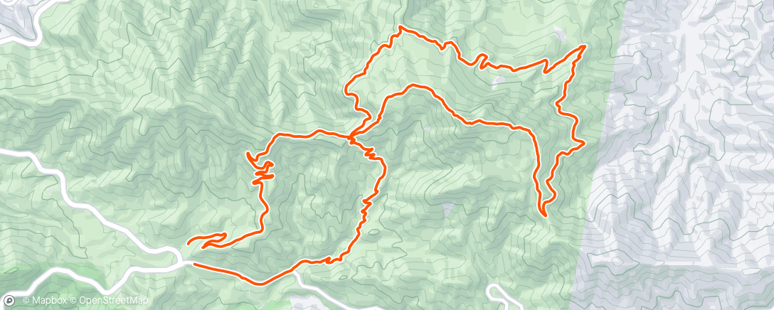 Map of the activity, Afternoon Hike
