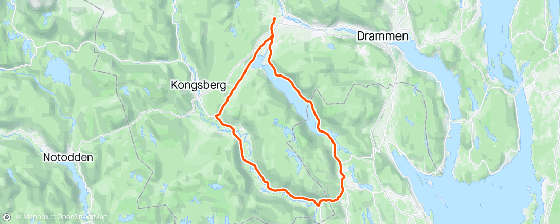 Map of the activity, Eikerrittet