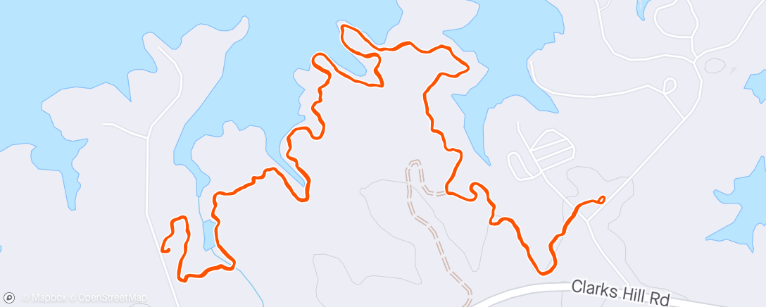 Carte de l'activité Afternoon Mountain Bike Ride