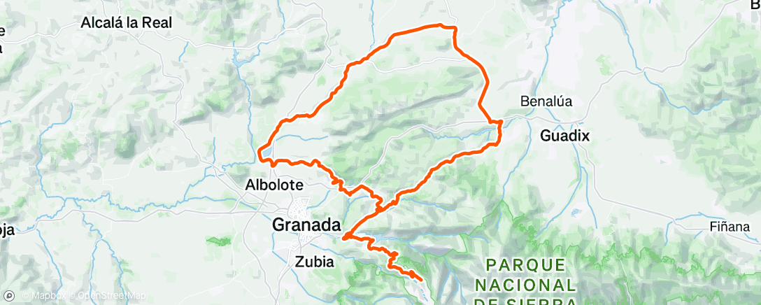 Map of the activity, Morning Ride