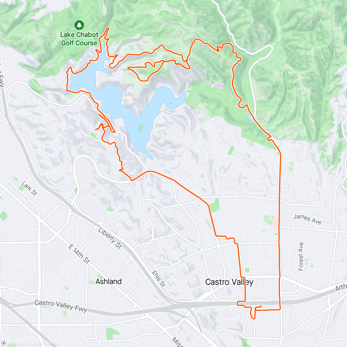 Map of the activity, Morning Ride ☁