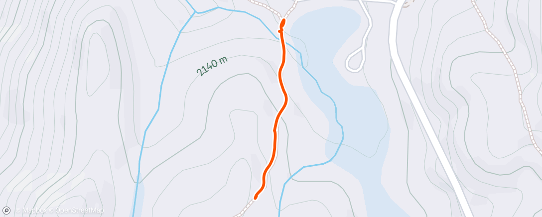 Map of the activity, Morning Hike