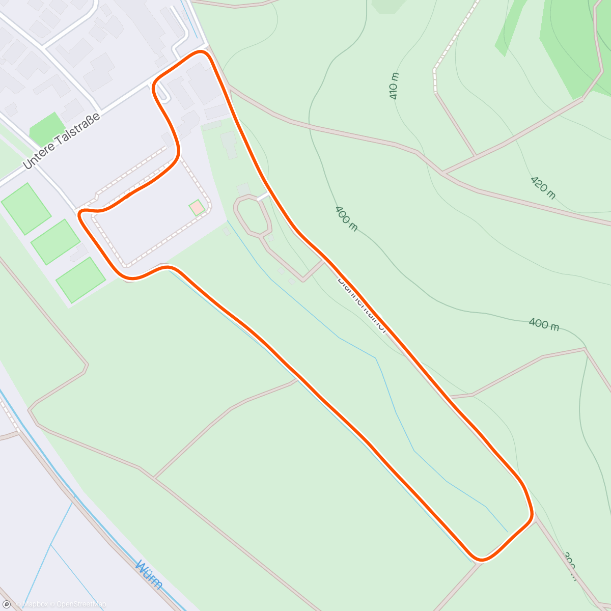 Map of the activity, Startläufer Staffel vom Riedlauf Platz 2