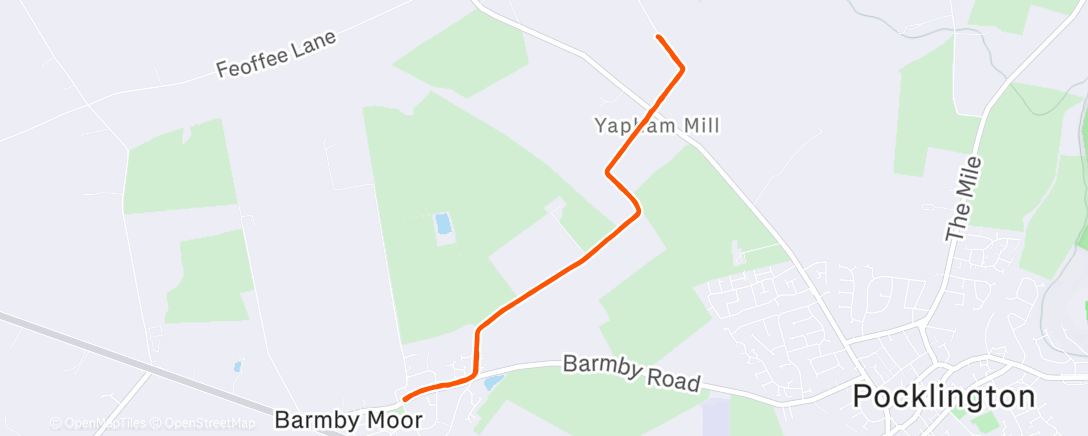 Mappa dell'attività Walk