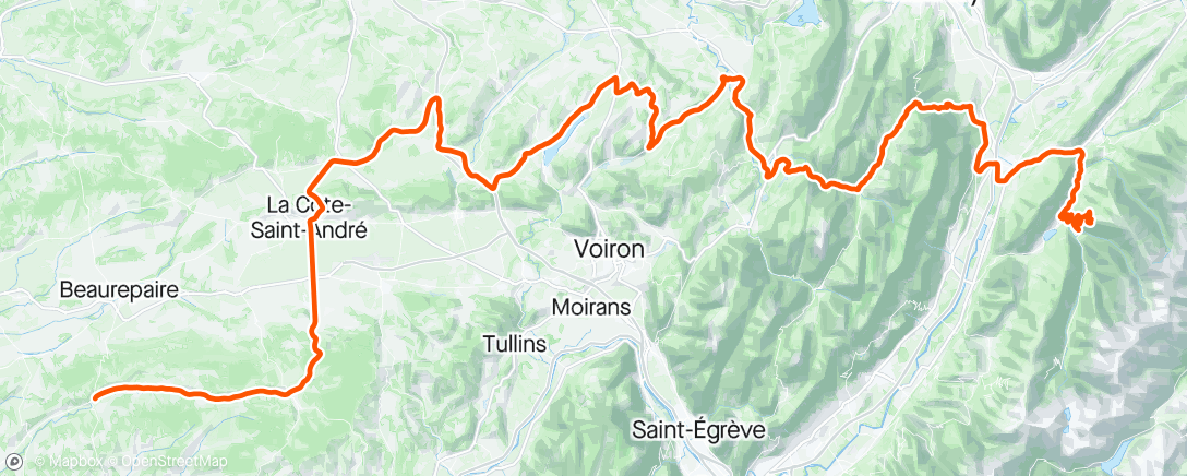Map of the activity, Dauphine 6