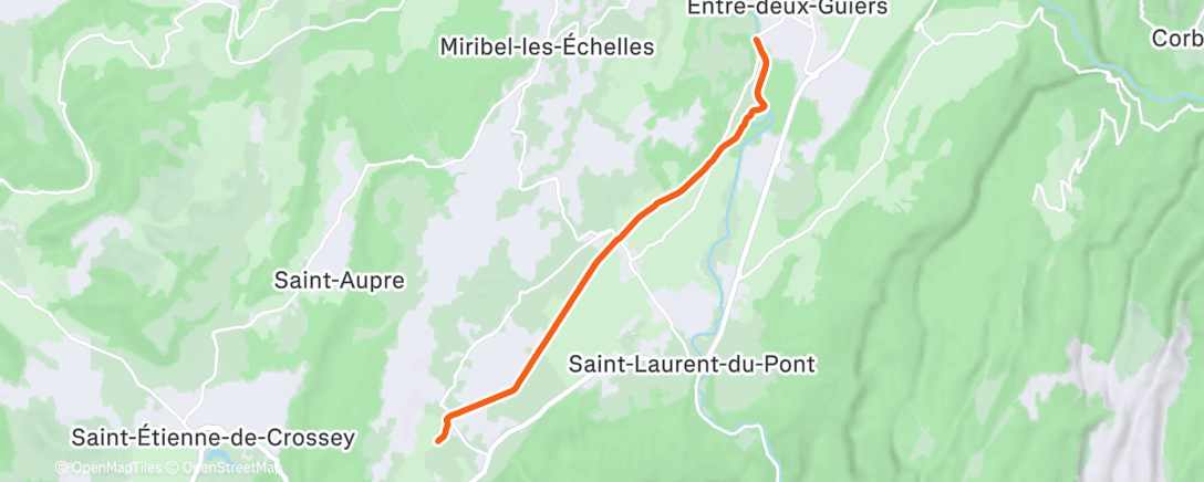 Карта физической активности (Sortie longue avec tempo +)