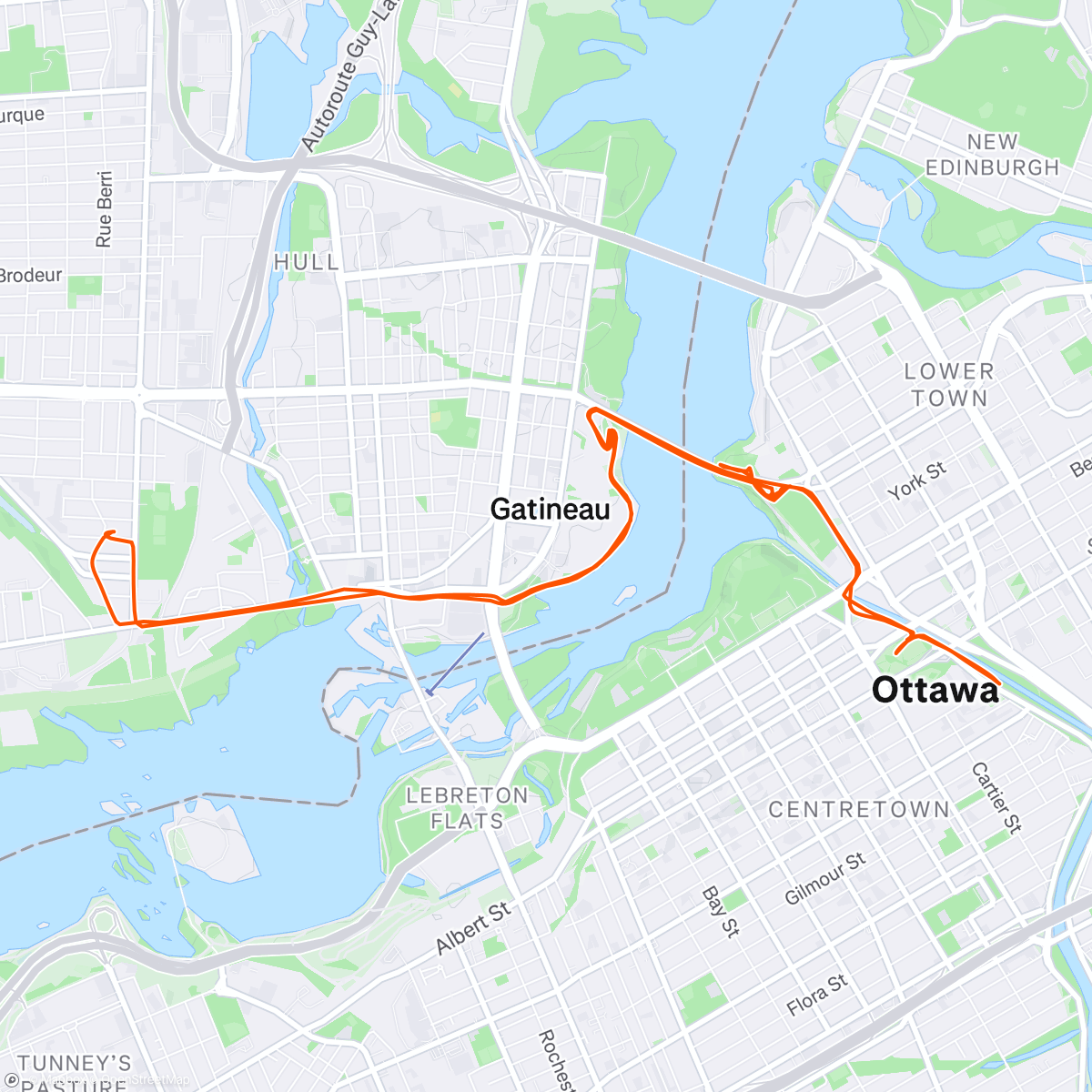 Map of the activity, Race day from the sidelines
