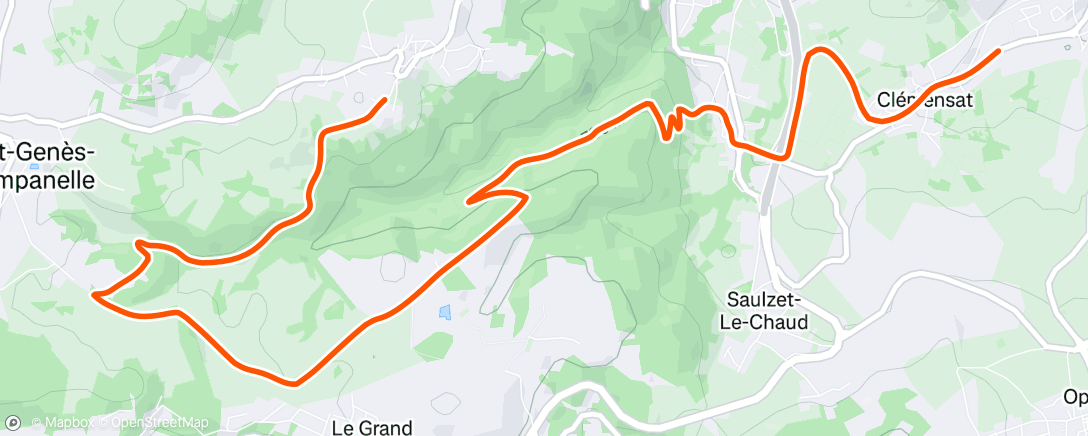 Map of the activity, Pour aller voir le TDF à Berzet