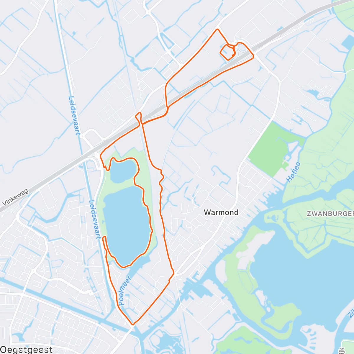 Map of the activity, Sessione di trail running mattutina