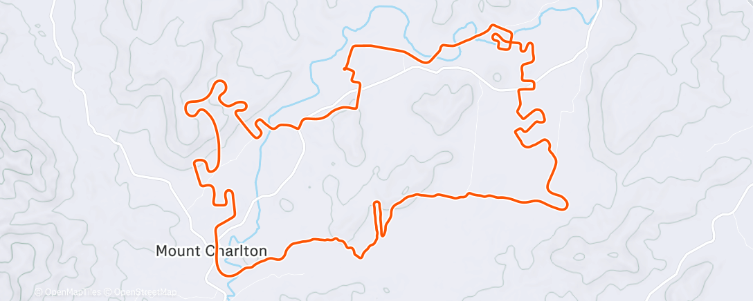 Map of the activity, MyWhoosh - Aus Outerloop