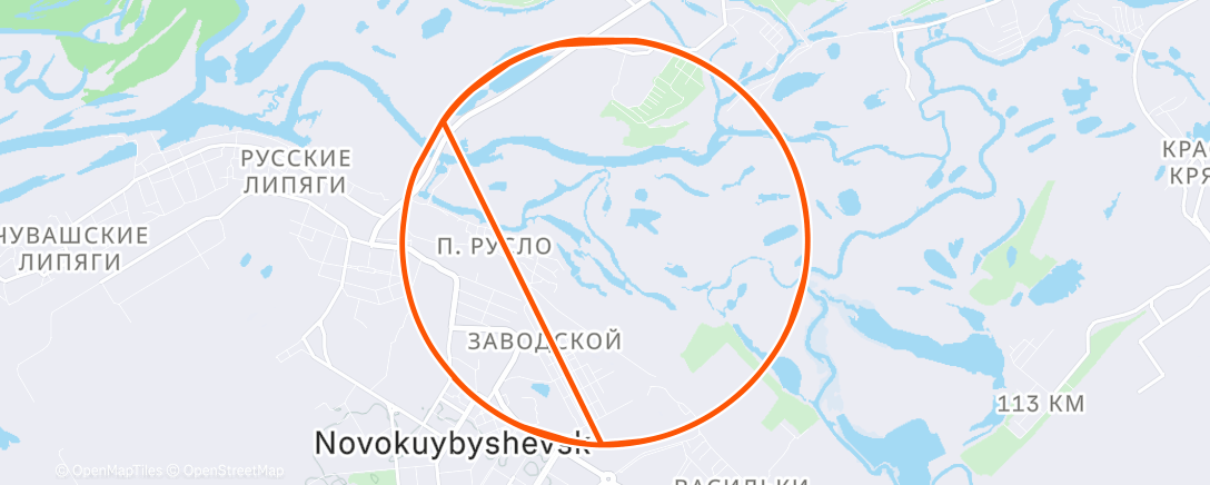 Karte der Aktivität „Morning Run”