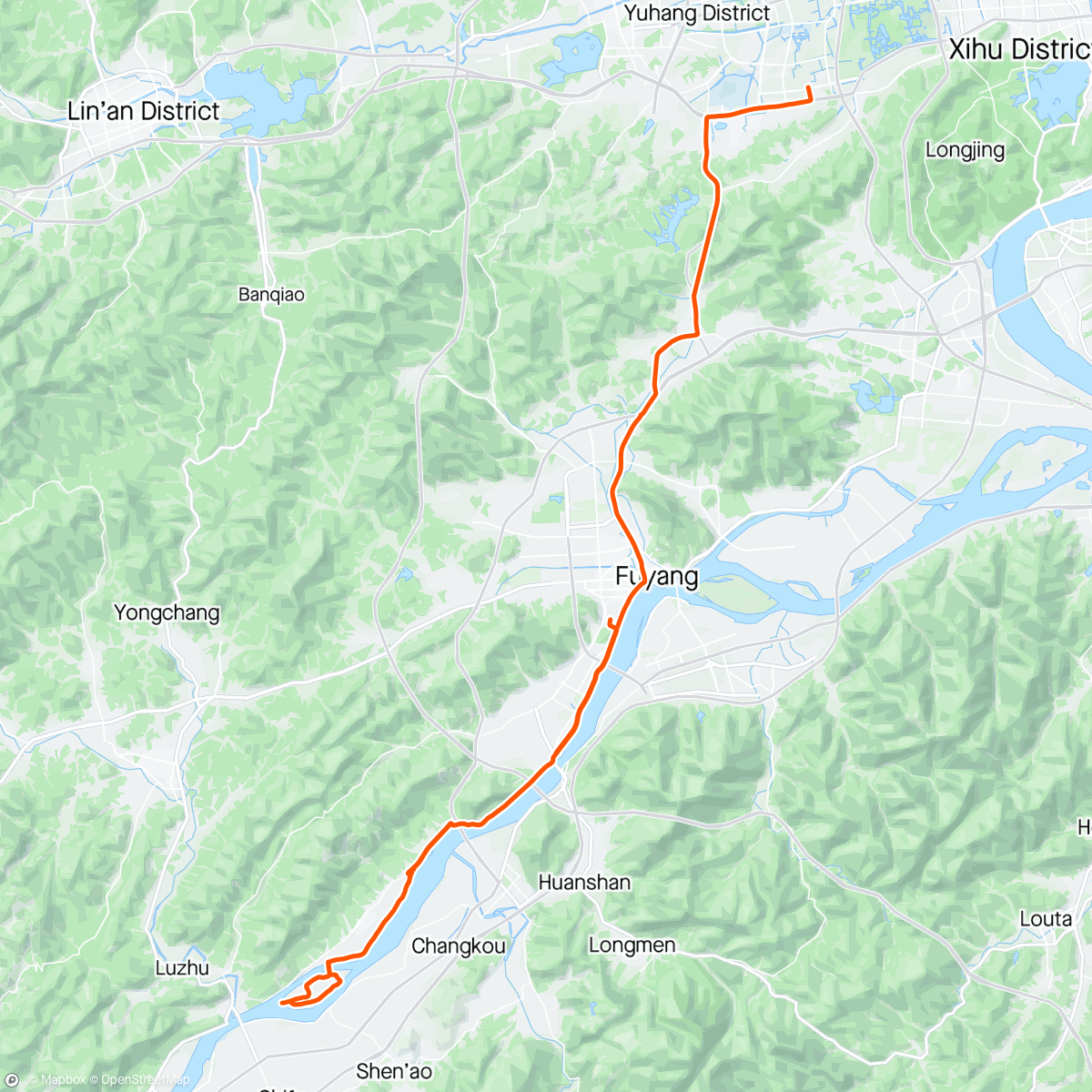 Map of the activity, 桐洲岛